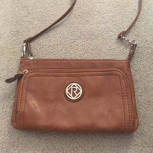 Leather crossbody purse